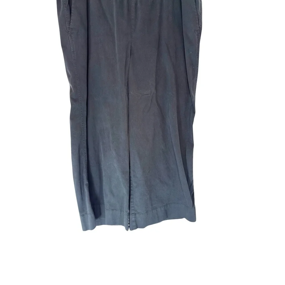 J.Crew Astrid Chino Pant Black Plus Pull On Stretch Casual Wide Leg‎ Size 2X